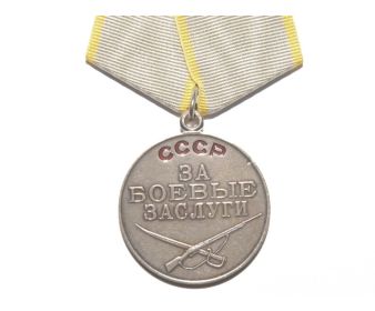 За боевые заслуги