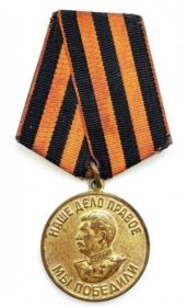 Медаль «За победу над Германией в ВОВ 1941-1945»