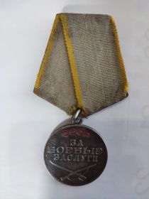 За боевые заслуги