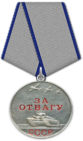 Медаль за Отвагу. Орден Славы 3-степени
