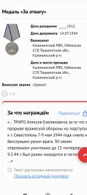 Две медали "За отвагу"