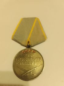 За боевые заслуги