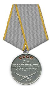 Медаль за боевые заслуги (дважды)