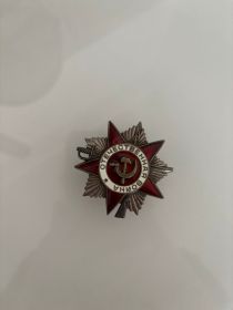 Орден Отечественной войны II степени, медали.