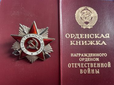 Орден ВОВ 2 степени