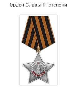 Орден Славы 3 степени
