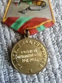 Медаль за победу над Германией