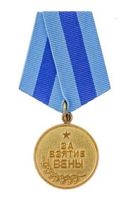 Медаль "За взятие Вены"
