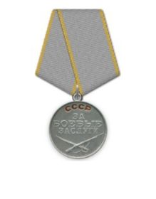 Орден Отечественной войны II степени,Медаль «За боевые заслуги»