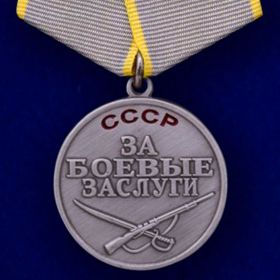 медаль " ЗА БОЕВЫЕ ЗАСЛУГИ"