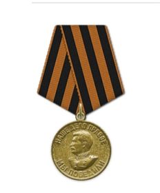 Медаль  за победу  над Германией