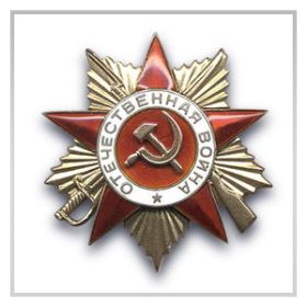 Орден Красной Звезды за участие в боевых действиях