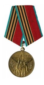 Юбилейная медаль "Сорок лет Победы в Великой Отечественной войне 1941—1945 гг."