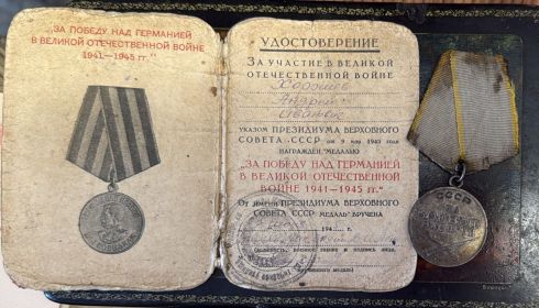 Медаль «За победу над Германией в Великой Отечественной войне 1941-1945 г.г.»