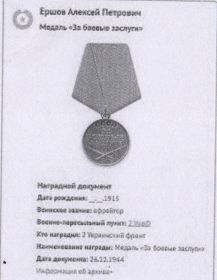 Медаль «За боевые заслуги»