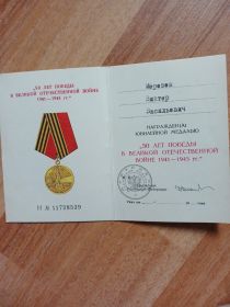 Юбилейная медаль «50 лет Победы в Великой Отечественной войне 1941—1945 гг.»