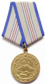 Медаль "За оборону Кавказа".