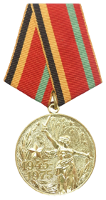 Юбилейная медаль «Тридцать лет Победы в Великой Отечественной войне 1941–1945 гг.»