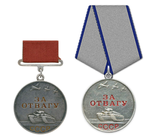 Медаль "За отвагу" (Лишён)