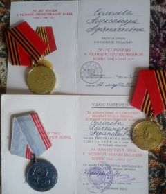 За Доблестный Труд В Великой Отечественной Войне 1941-1945,Медаль 50- летия Победы, Медаль Георгия Жукова!!!!!