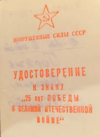 25 ЛЕТ ПОБЕДЫ