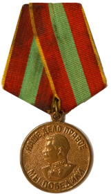 Медаль "За доблестный труд в ВОВ 1941-1945 гг."