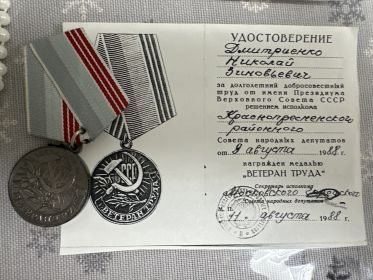 За победу над Германией в Великой Отечественной Войне 1941-1945