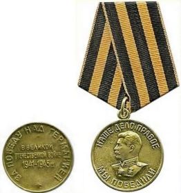 Медаль «За победу над Германией в Великой Отечественной войне 1941—1945 гг.»