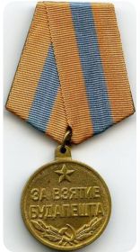 Медаль "За взятие Будапешта"