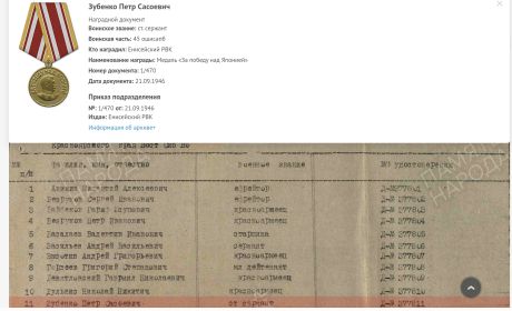Медаль За Победу над Японией