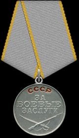 За боевые заслуги