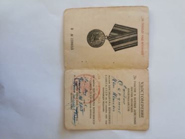 За победу над Японией