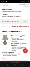 Медаль за боевые заслуги