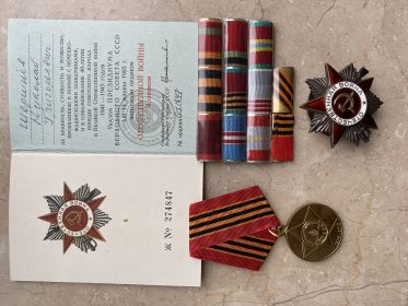 Орден Отечественной Войны Второй степени Ж 274847