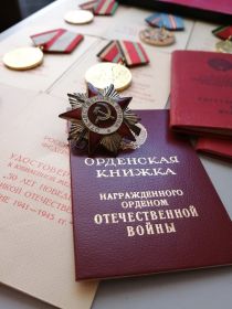 Орден Отечественной войны и другие награды