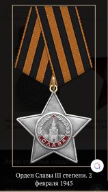Орден Славы III степени