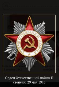 Орден Отечественной войны II степени