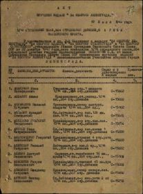 Медаль "За Оборону Ленинграда"
