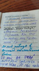 Медали: За взятие Берлина, За победу над Германией