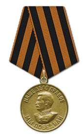 Медаль "За победу над Германией в ВОВ 1941-1945гг"