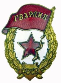 Знак "Гвардия"
