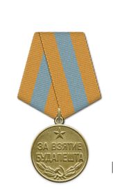 Медаль «За взятие Будапешта»