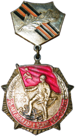 Нагрудный знак «25 лет Победы в Великой Отечественной войне»