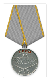 За боевые заслуги