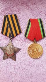 Орден Славы III степени, юбилейная медаль