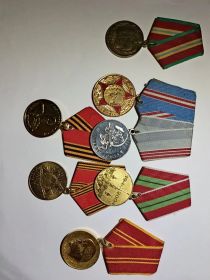 Награды, полученные в после военное время