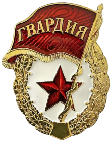 Нагрудный знак "Гвардия"