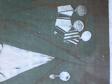 Медаль за боевые заслуги, медаль за победу над Германией.