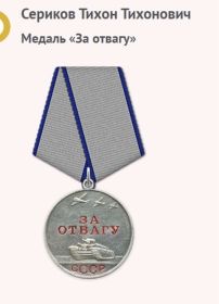 Красная звезда, Медаль за отвагу