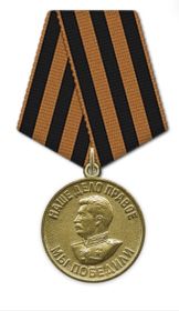 «За победу над Германией в Великой Отечественной войне 1941–1945 гг.»